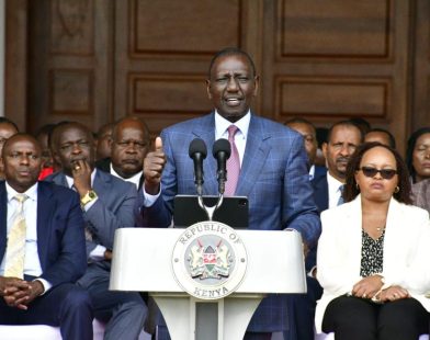 Ruto rejects to sign the Finance Bill